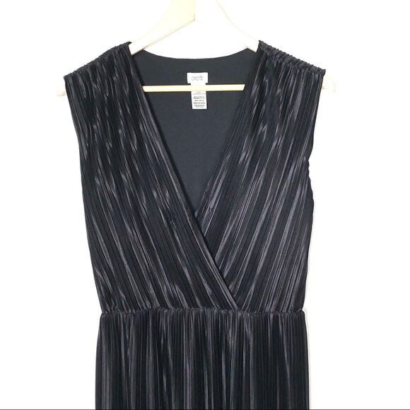 Cache black sleeveless wrap top dress size Medium M B95 - Picture 2 of 5